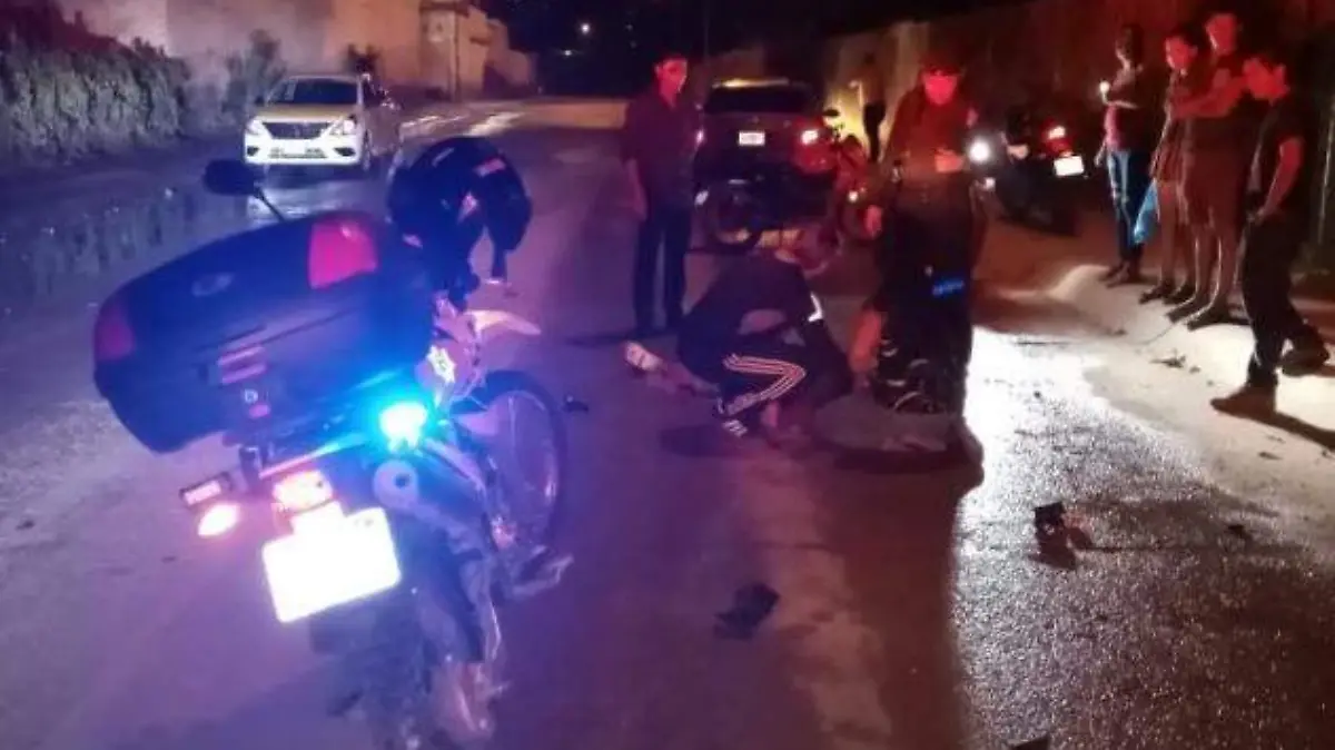 Accidente motocicleta